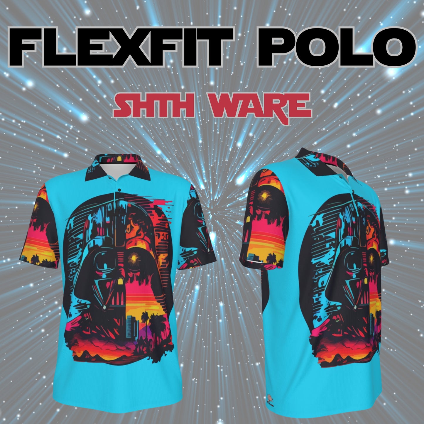 Galactic Legends Flexfit Polo β SithWave, HothBreaker, and More (5 Designs)
