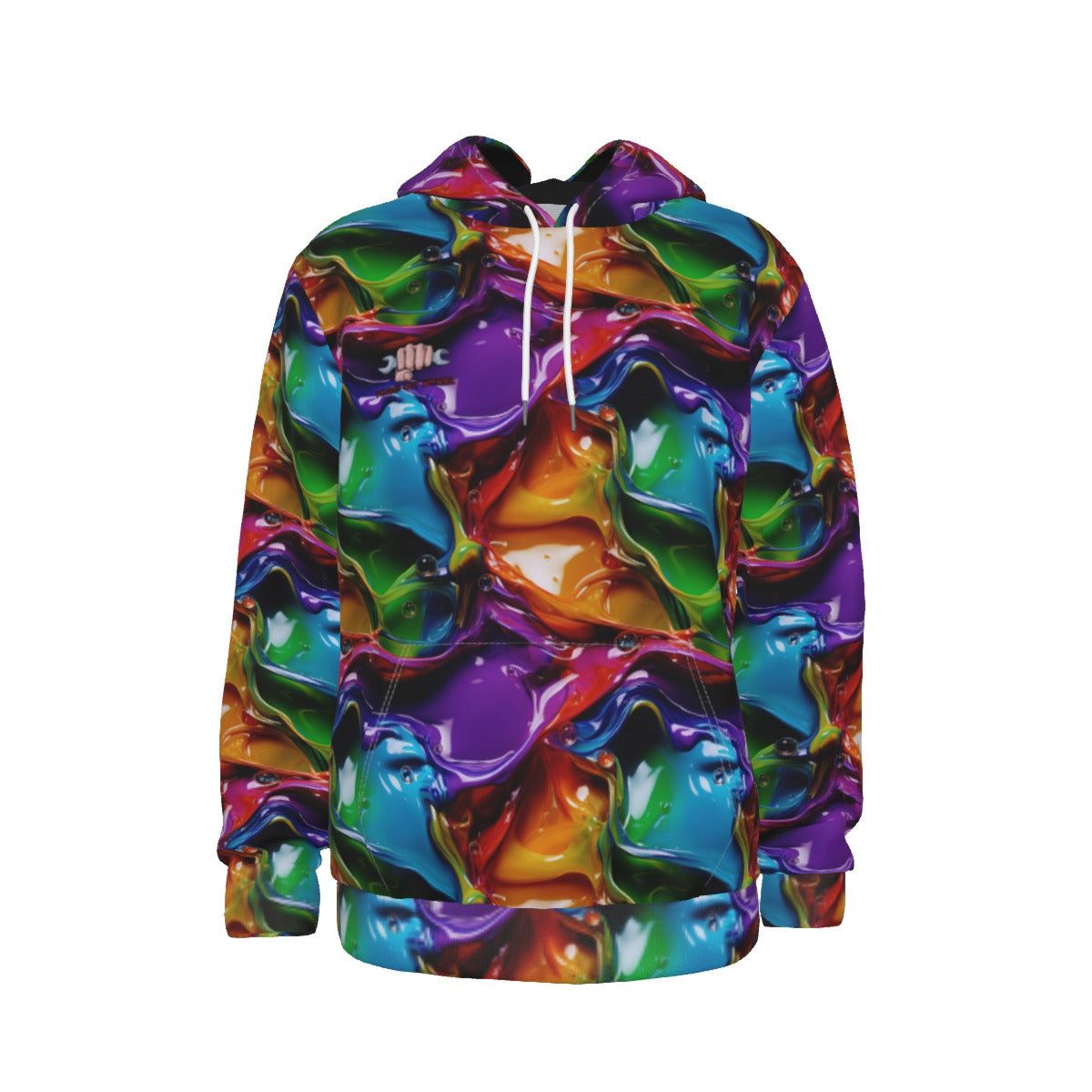 Chroma-Key .01 | FlexFit Hoodie | Wet Paint