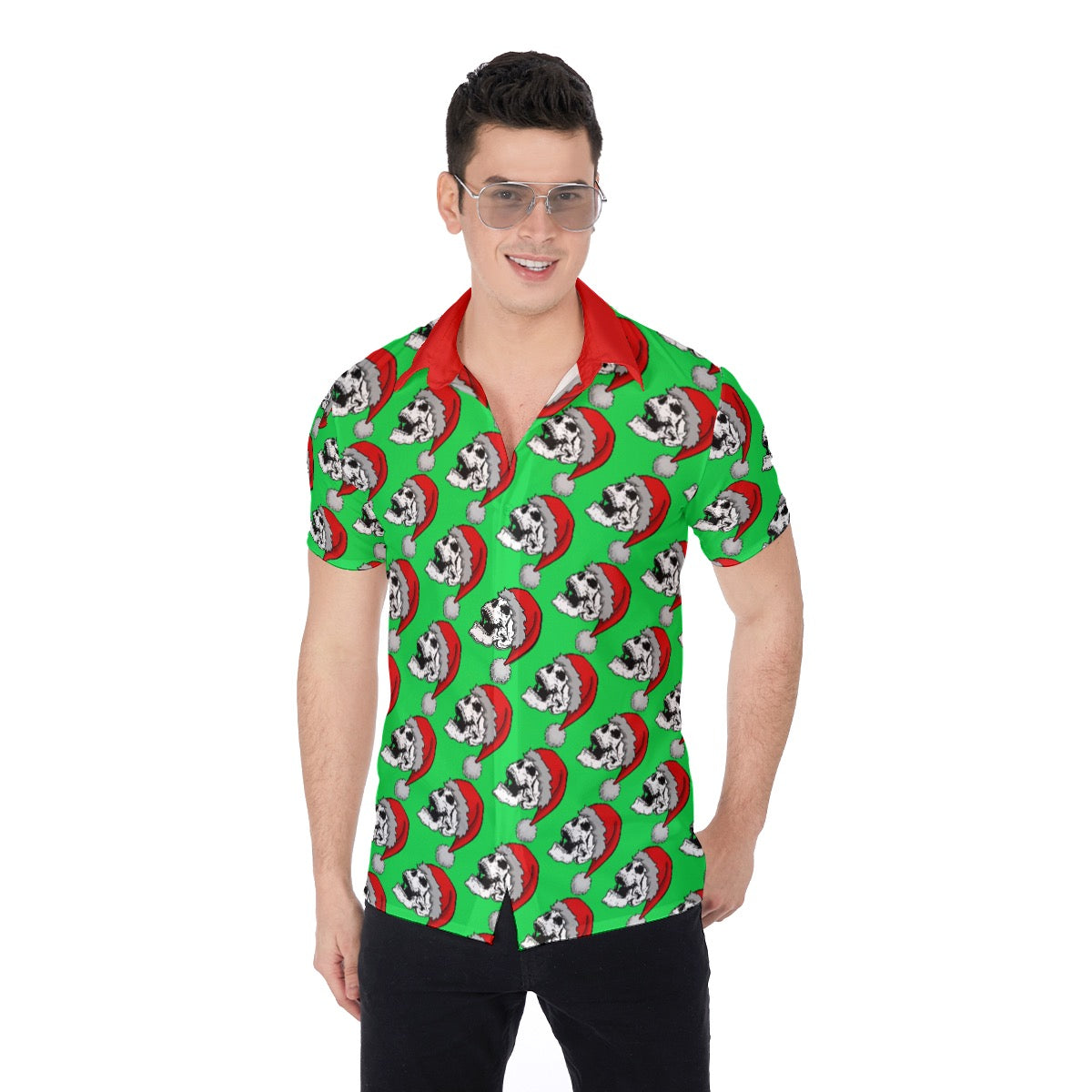 Skully Santa | Miami Vice / Hawaiian Shirt | Christmas