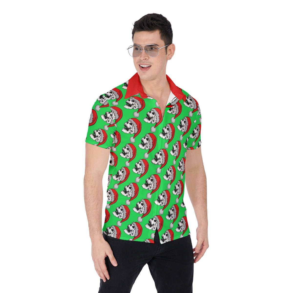 Skully Santa | Miami Vice / Hawaiian Shirt | Christmas