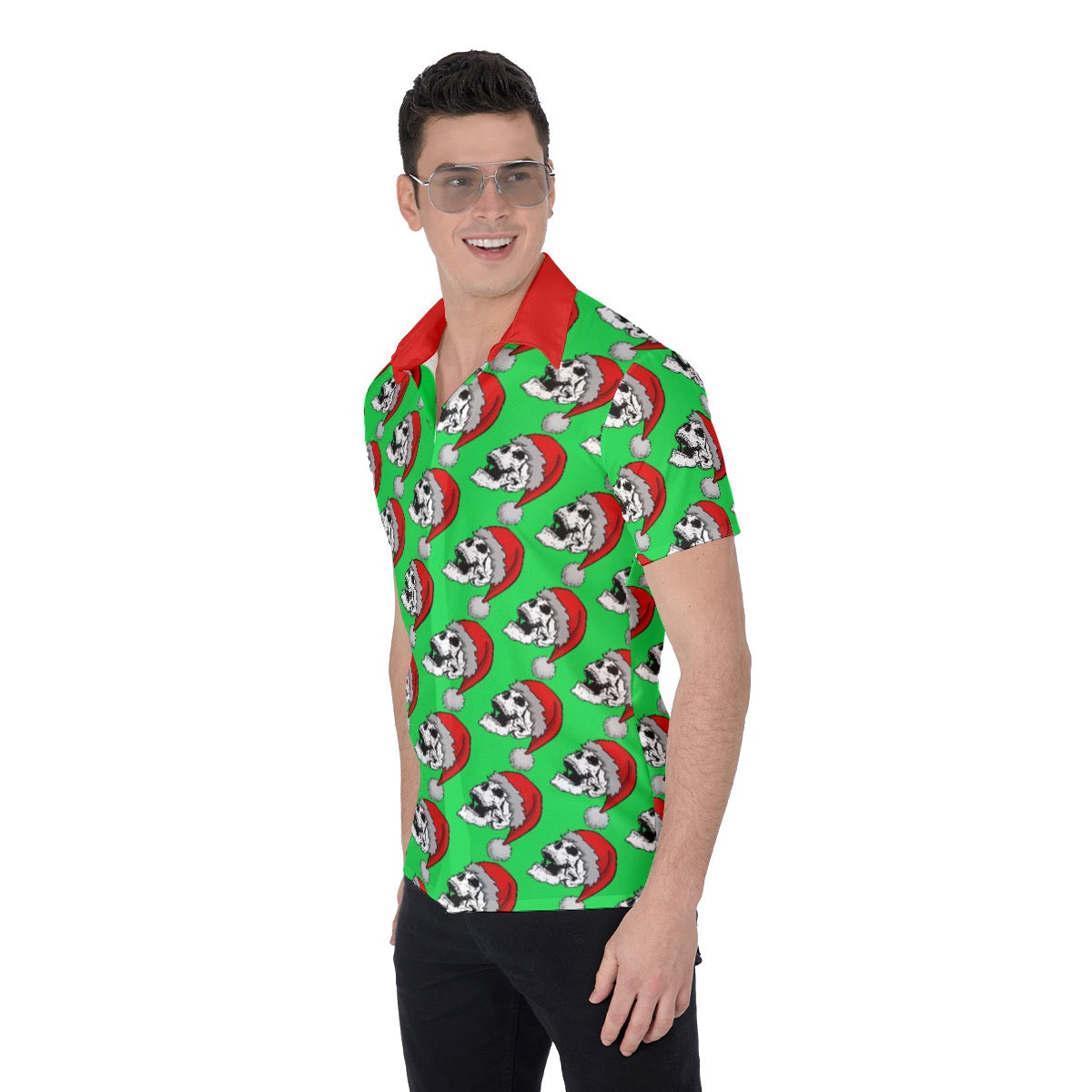 Skully Santa | Miami Vice / Hawaiian Shirt | Christmas