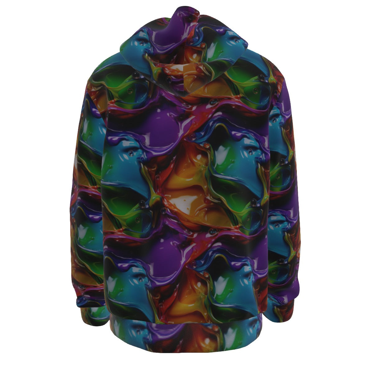 Chroma-Key .01 | FlexFit Hoodie | Wet Paint