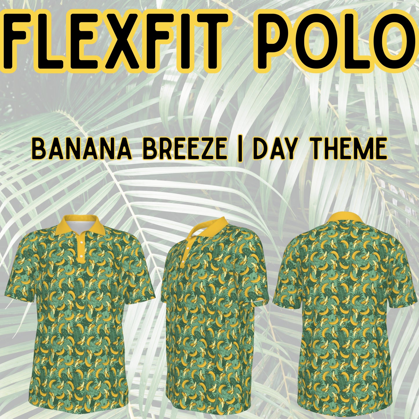 The Banana Collection – Choose Your Style 🍌🌿🖤 (Polo, Button Down, or Hoodie)