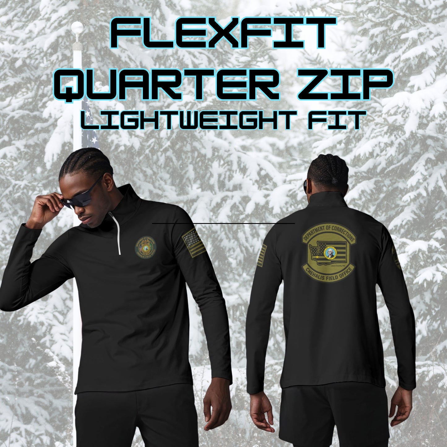🛡️ WA DOC Chehalis Office – FlexFit Outerwear Series