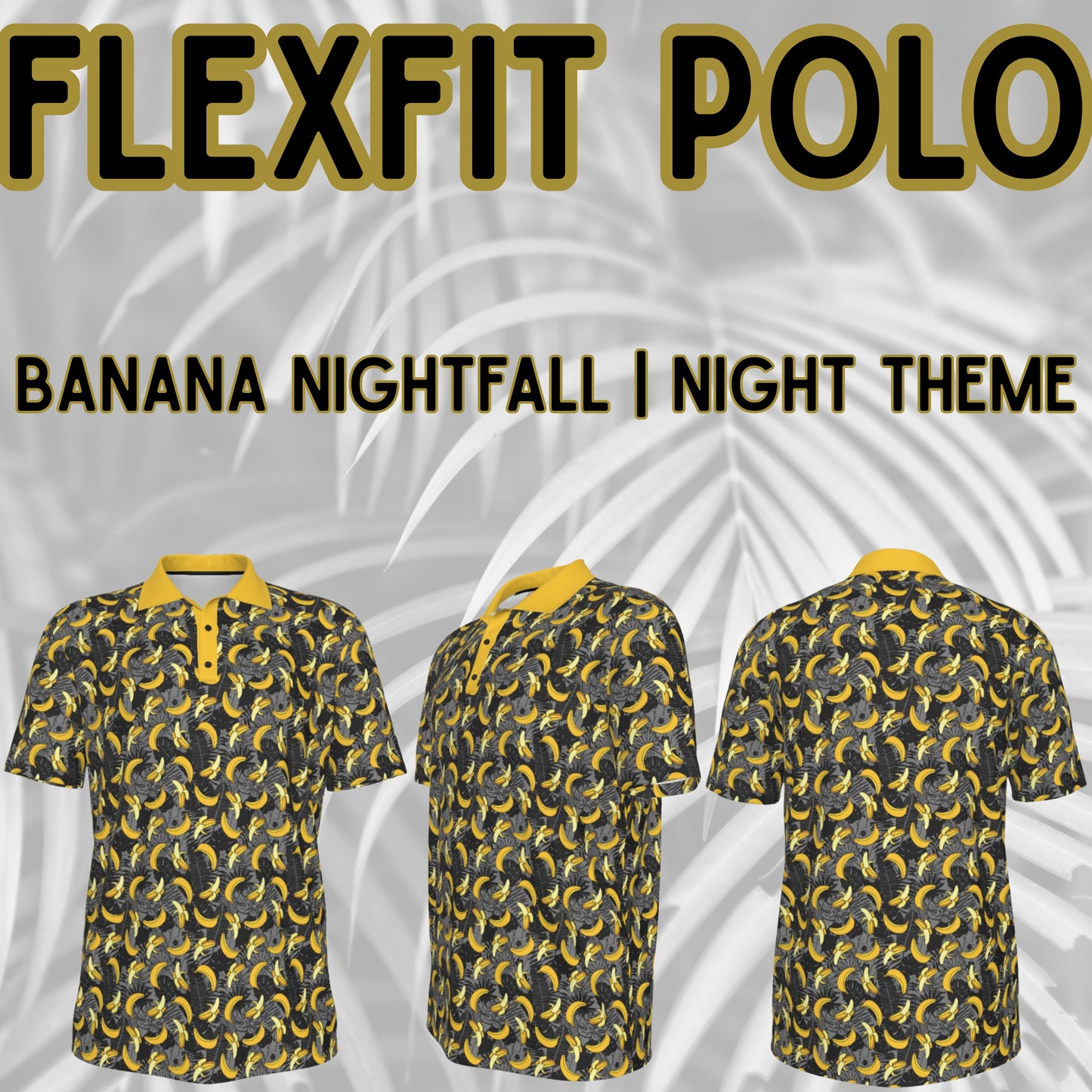 The Banana Collection – Choose Your Style 🍌🌿🖤 (Polo, Button Down, or Hoodie)