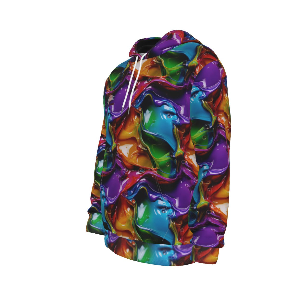 Chroma-Key .01 | FlexFit Hoodie | Wet Paint