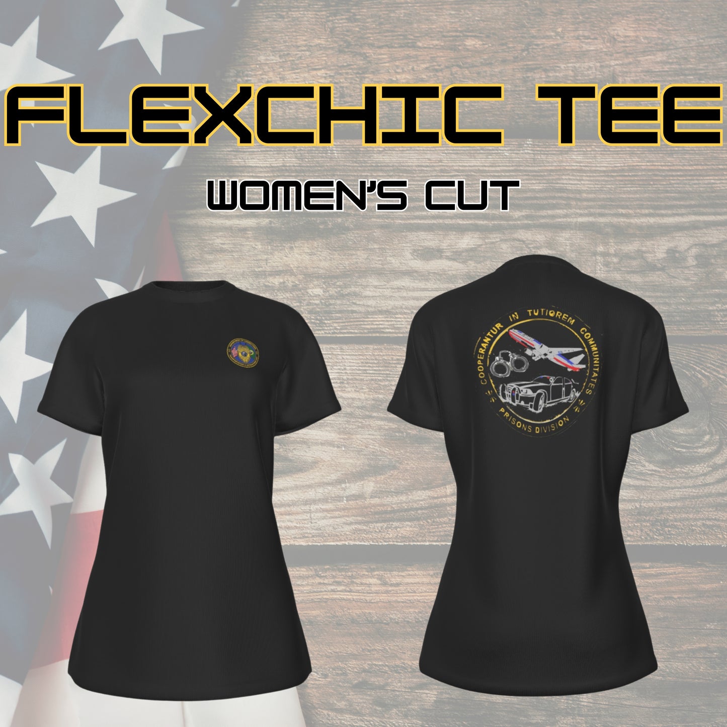 🛡️ WA DOC Transportation Unit – FlexLine Performance Tee | FlexFit (Unisex) or FlexChic (Women’s Tapered Cut)