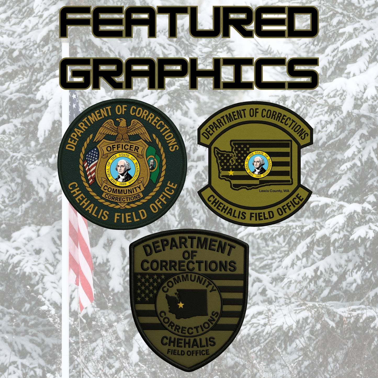 🛡️ WA DOC Chehalis Office – FlexFit Outerwear Series