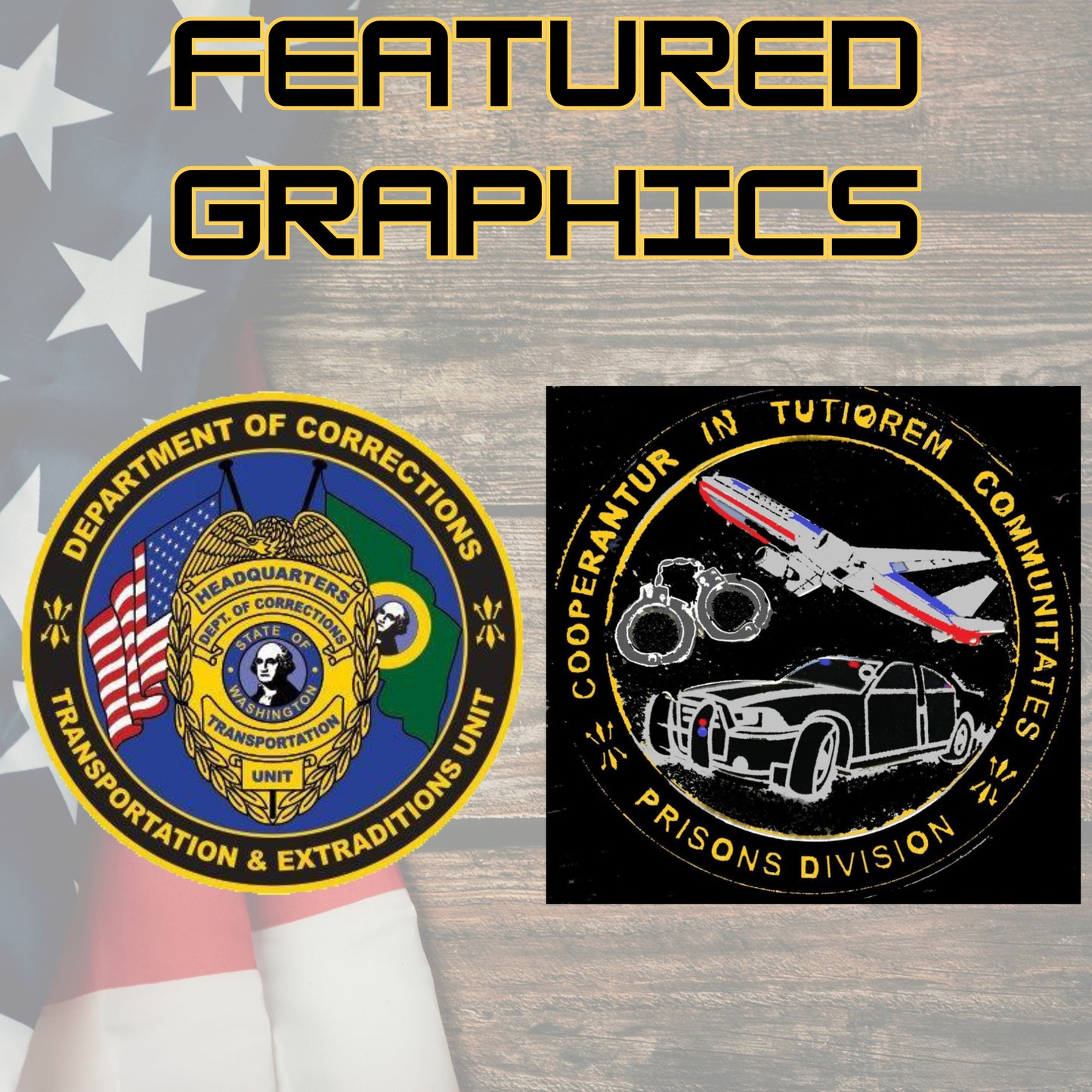 🛡️ WA DOC Transportation Unit – FlexFit Performance Polo