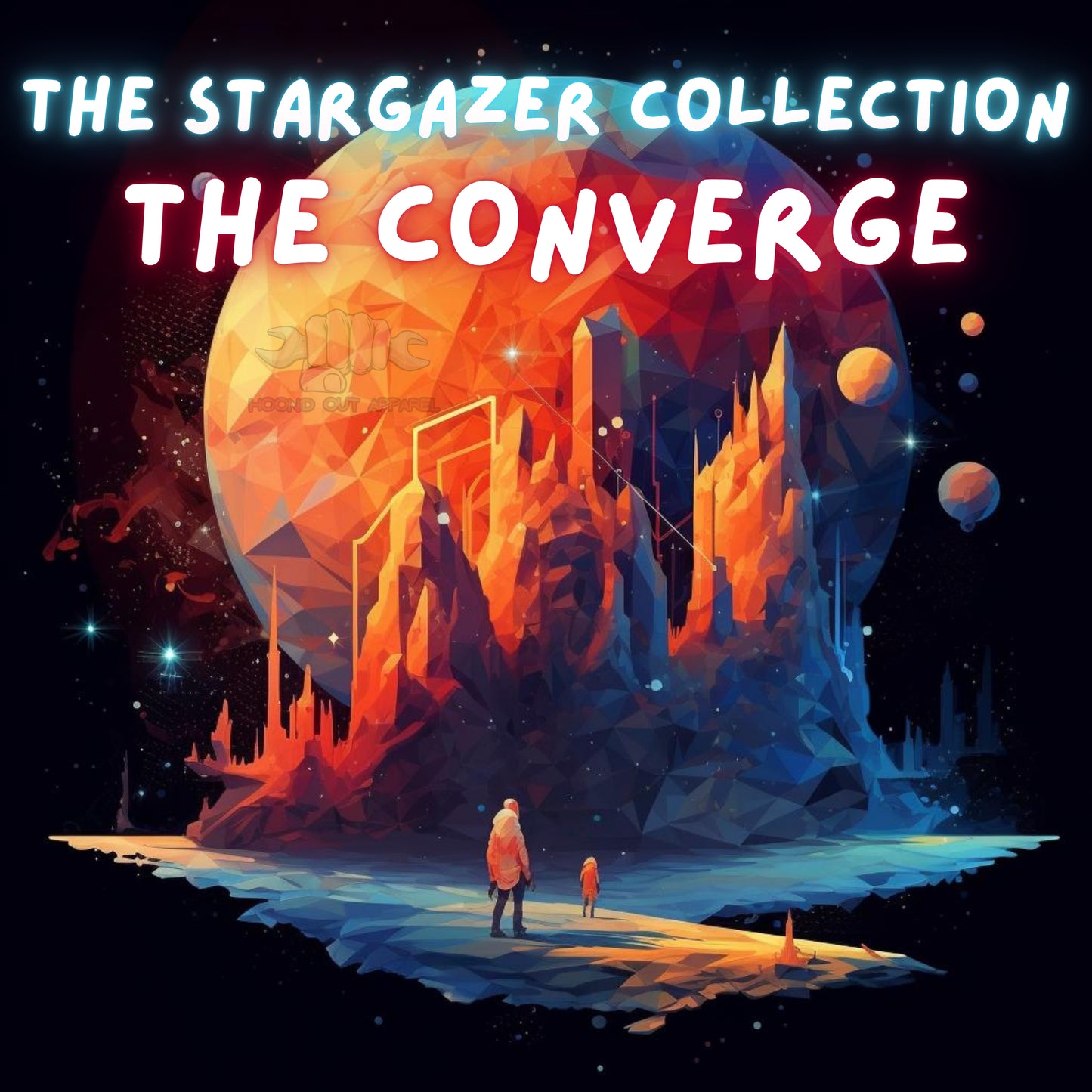 Stargazer Collection Flexfit Polos – Discover the Digital Universe (3 Designs) 🌌🚀✨