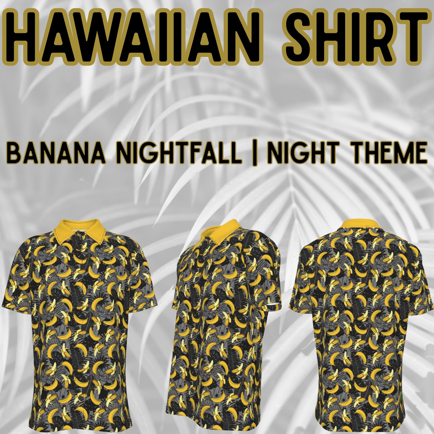 The Banana Collection – Choose Your Style 🍌🌿🖤 (Polo, Button Down, or Hoodie)