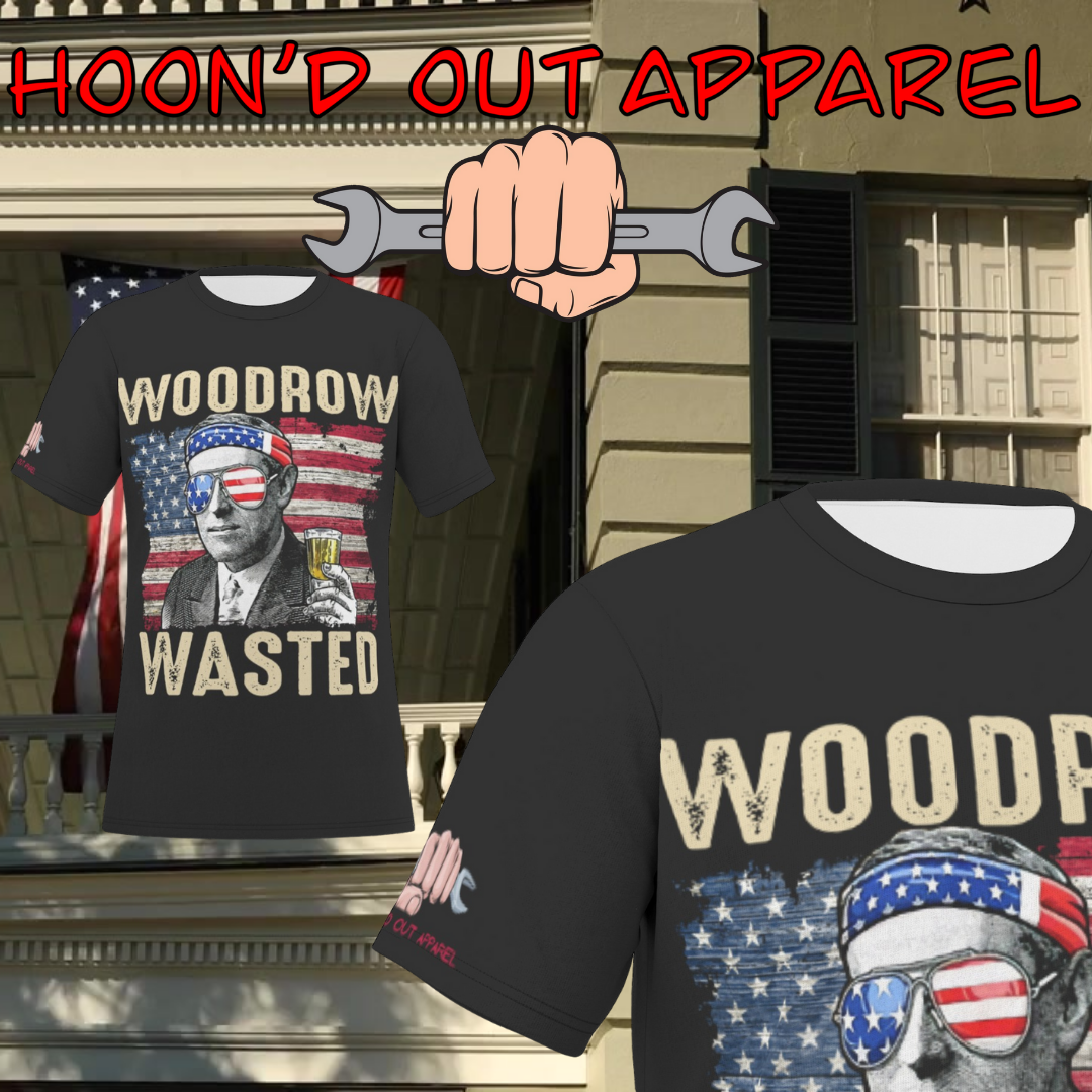 Woodrow Wasted | FlexFit Tee | Drunk Presidents