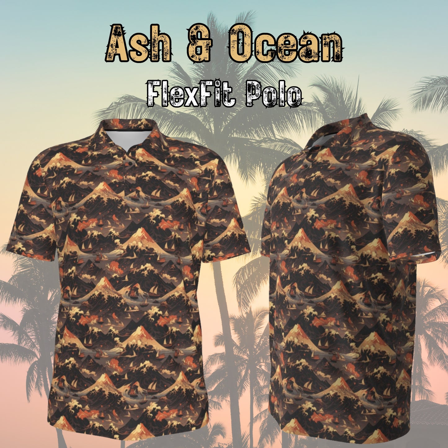 🌴 The Island Collection | FlexFit Polo Series for the Bold & Untamed 🧨🌊🔥💀