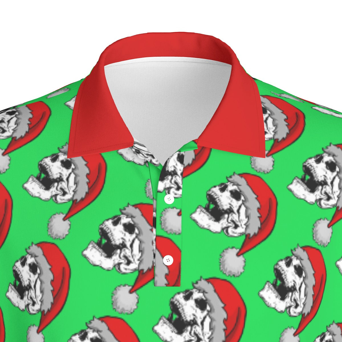 Skully Santa | FlexFit Polo | Christmas