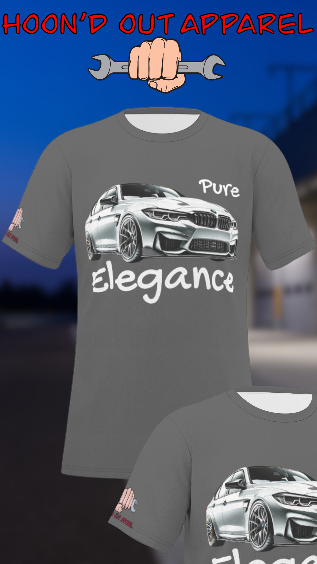 Pure Elegance | FlexFit Tee | Automotive Collection