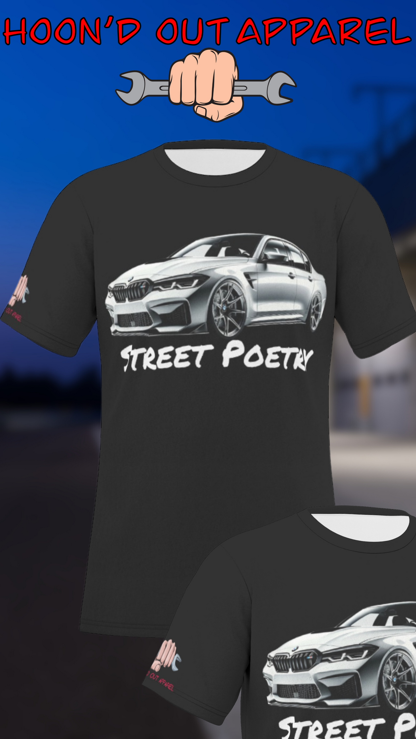 Street Poetry | FlexFit Tee | Automotive Collection