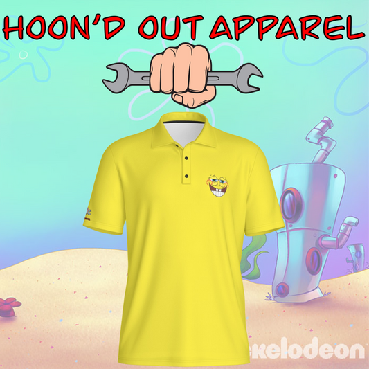 Spongebob Nervous | FlexFit Polo | Bikini Bottom Collection