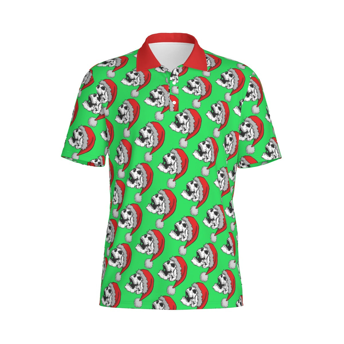 Skully Santa | FlexFit Polo | Christmas