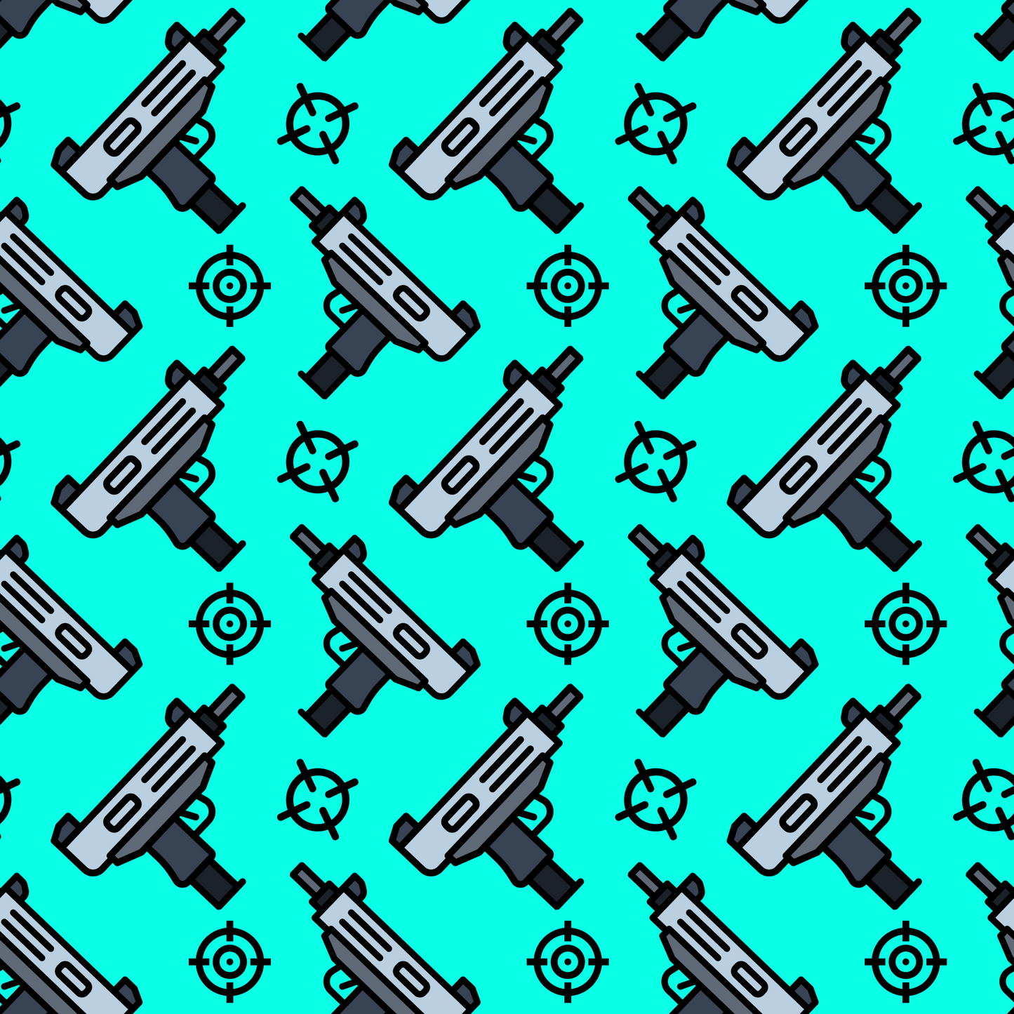 MAC-10 | Miami Vice / Hawaiian Shirt | Blue