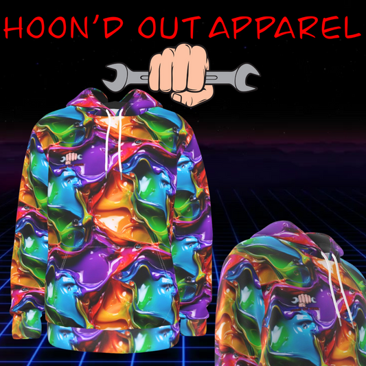 Chroma-Key .01 | FlexFit Hoodie | Wet Paint