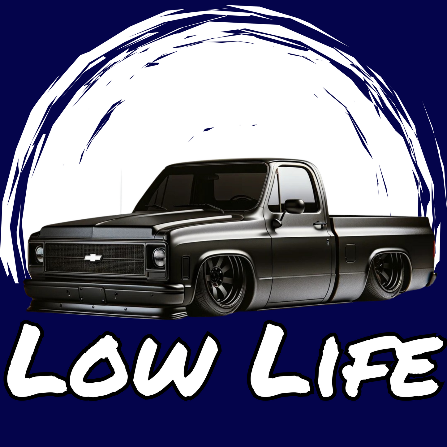 Low Life | FlexFit Tee | Squarebody Chevrolet