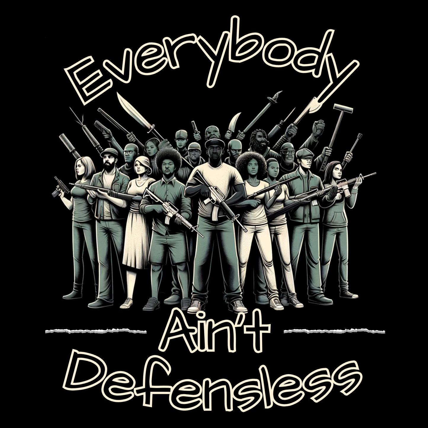 Everybody Ain't Defenseless | FlexFit Tee | Operator Collection