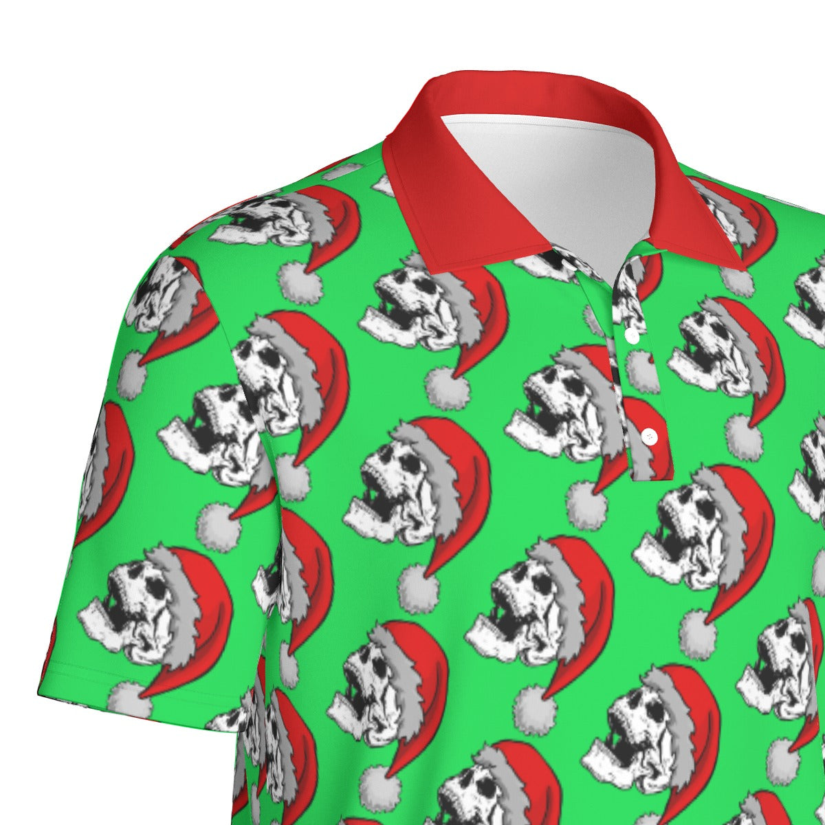 Skully Santa | FlexFit Polo | Christmas