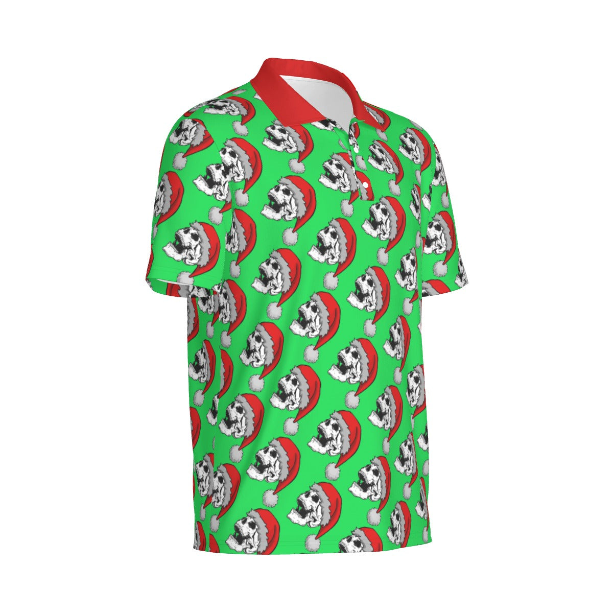 Skully Santa | FlexFit Polo | Christmas