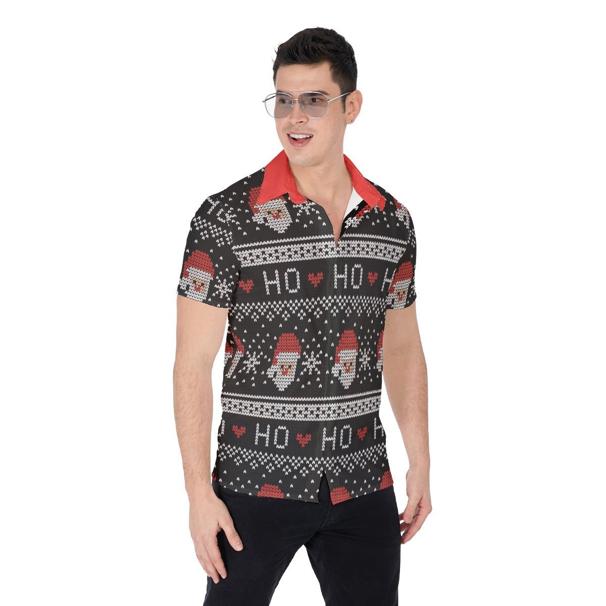 Ugly Sweater | Miami Vice / Hawaiian Shirt | Black