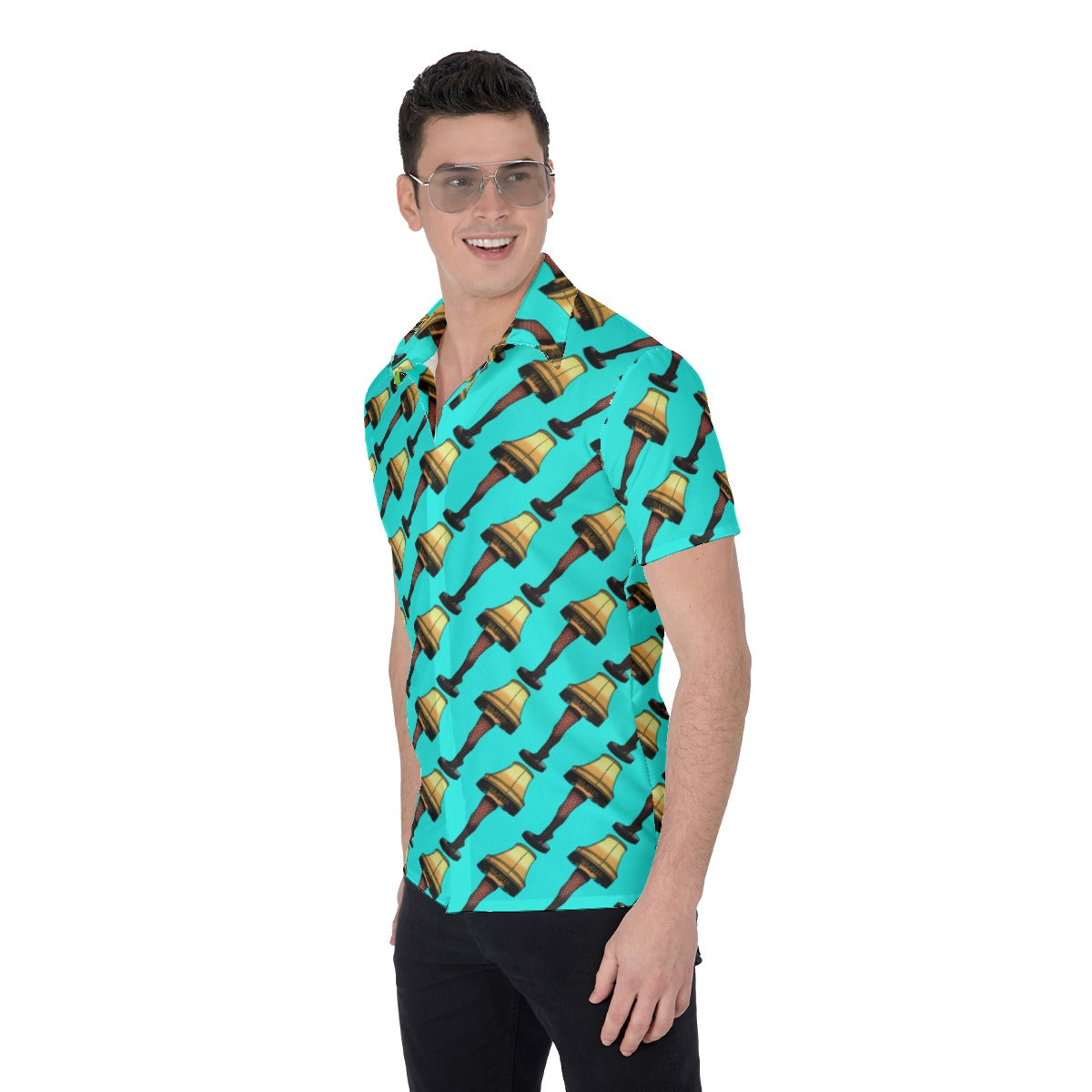 Leg Lamp | Miami Vice / Hawaiian Shirt | Pineapple Blue