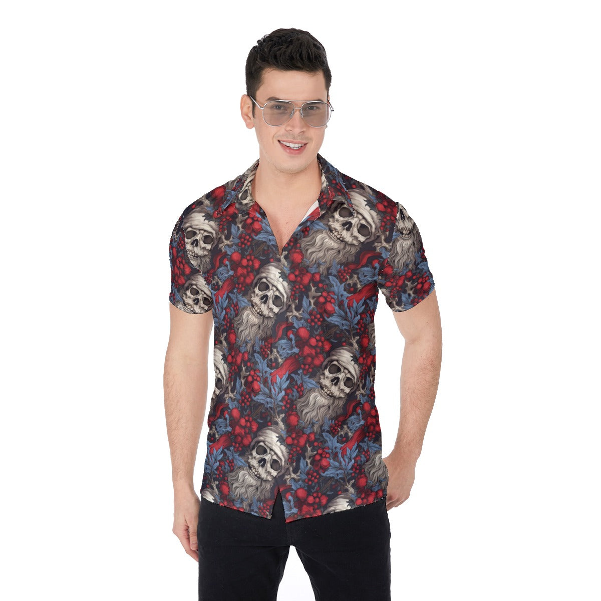 Santa's Eternity | Miami Vice / Hawaiian Shirt | Gothic Xmas