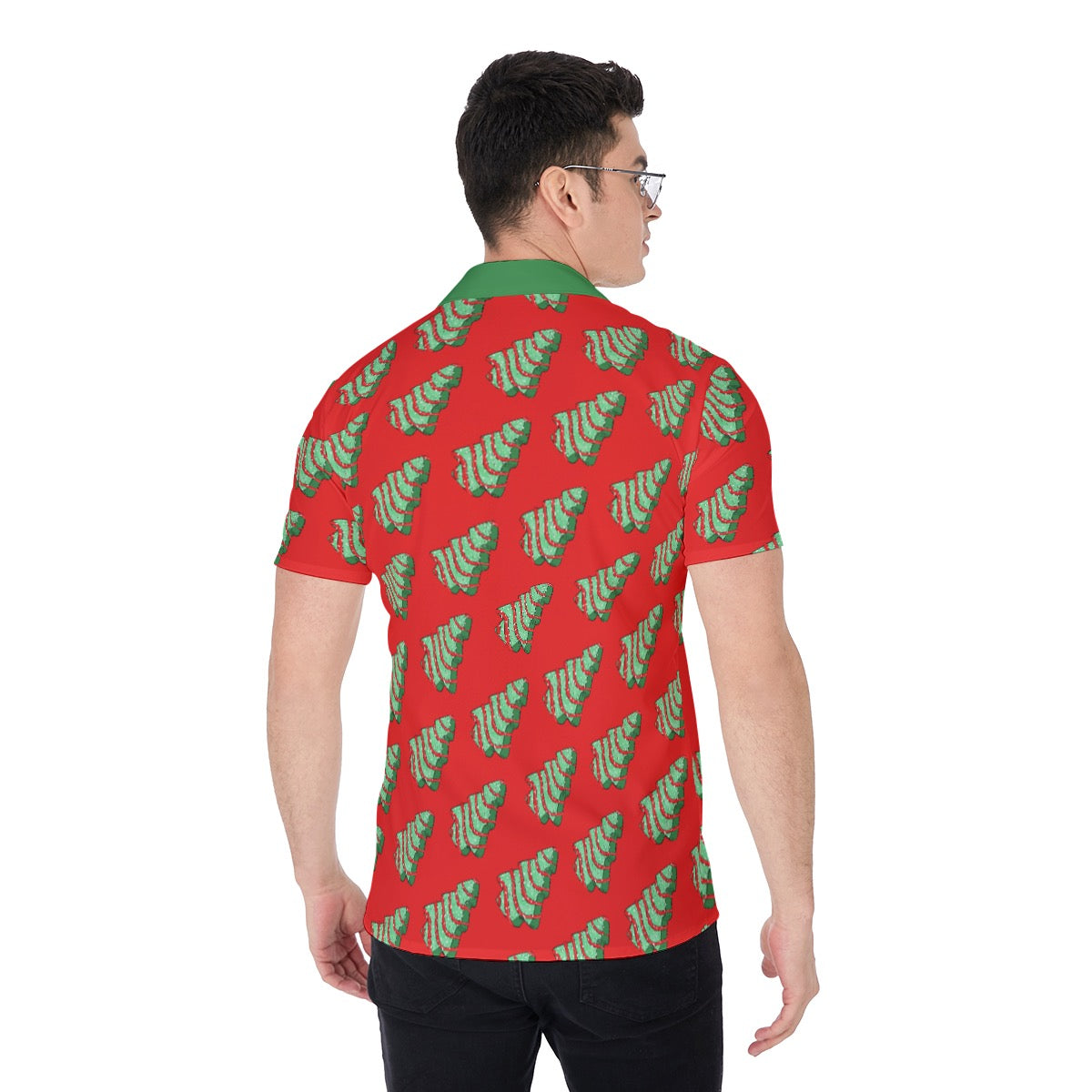 Christmas Tree Cake | Miami Vice / Hawaiian Shirt | Green / Red