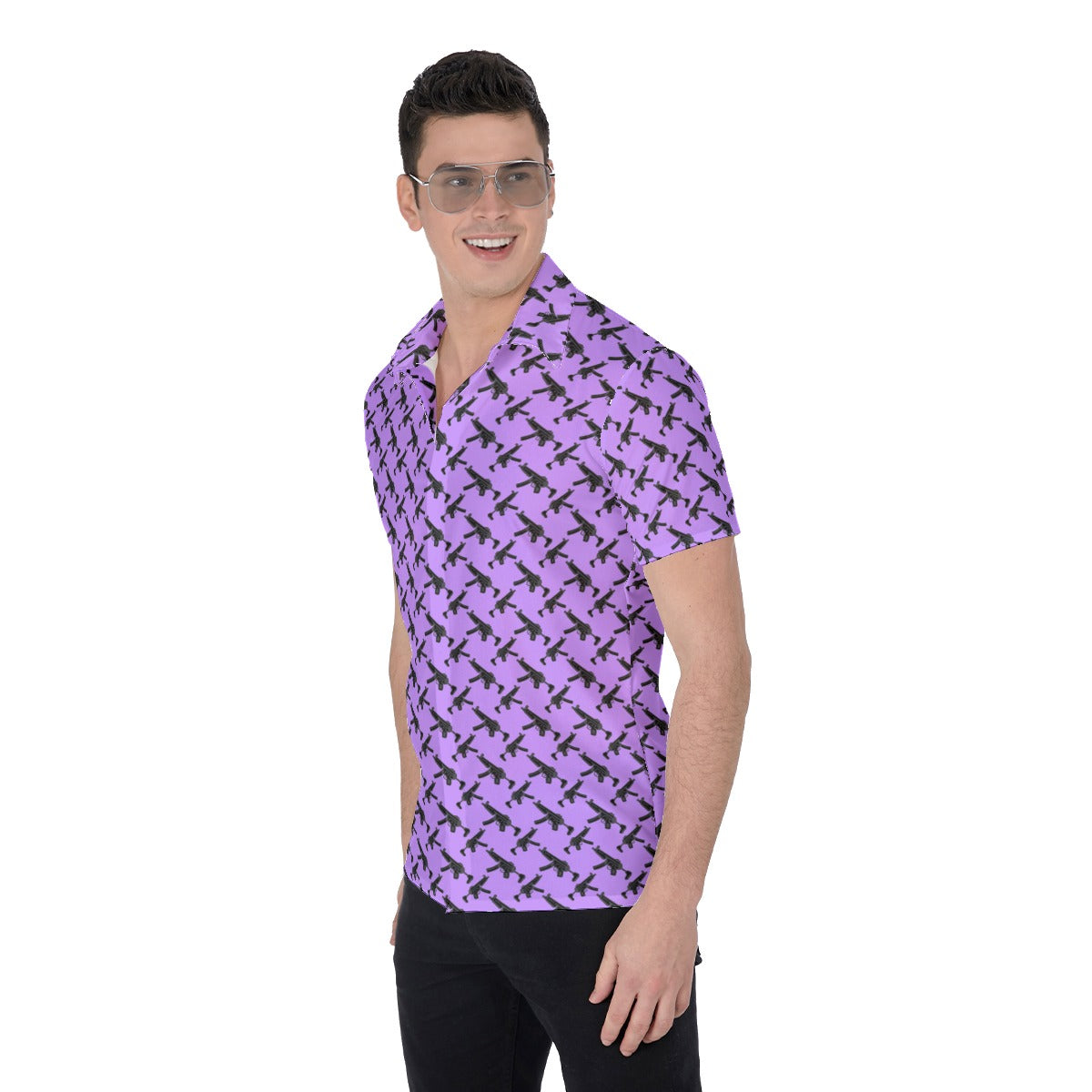 MP5 Pattern | Miami Vice / Hawaiian Shirt | Purple