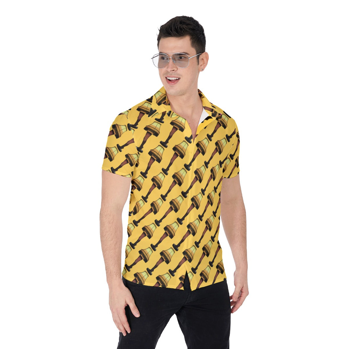 Leg Lamp | Miami Vice / Hawaiian Shirt | Pineapple Yellow