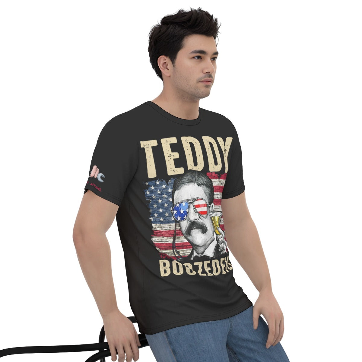 Teddy Boozevelt | FlexFit Tee | Drunk Presidents