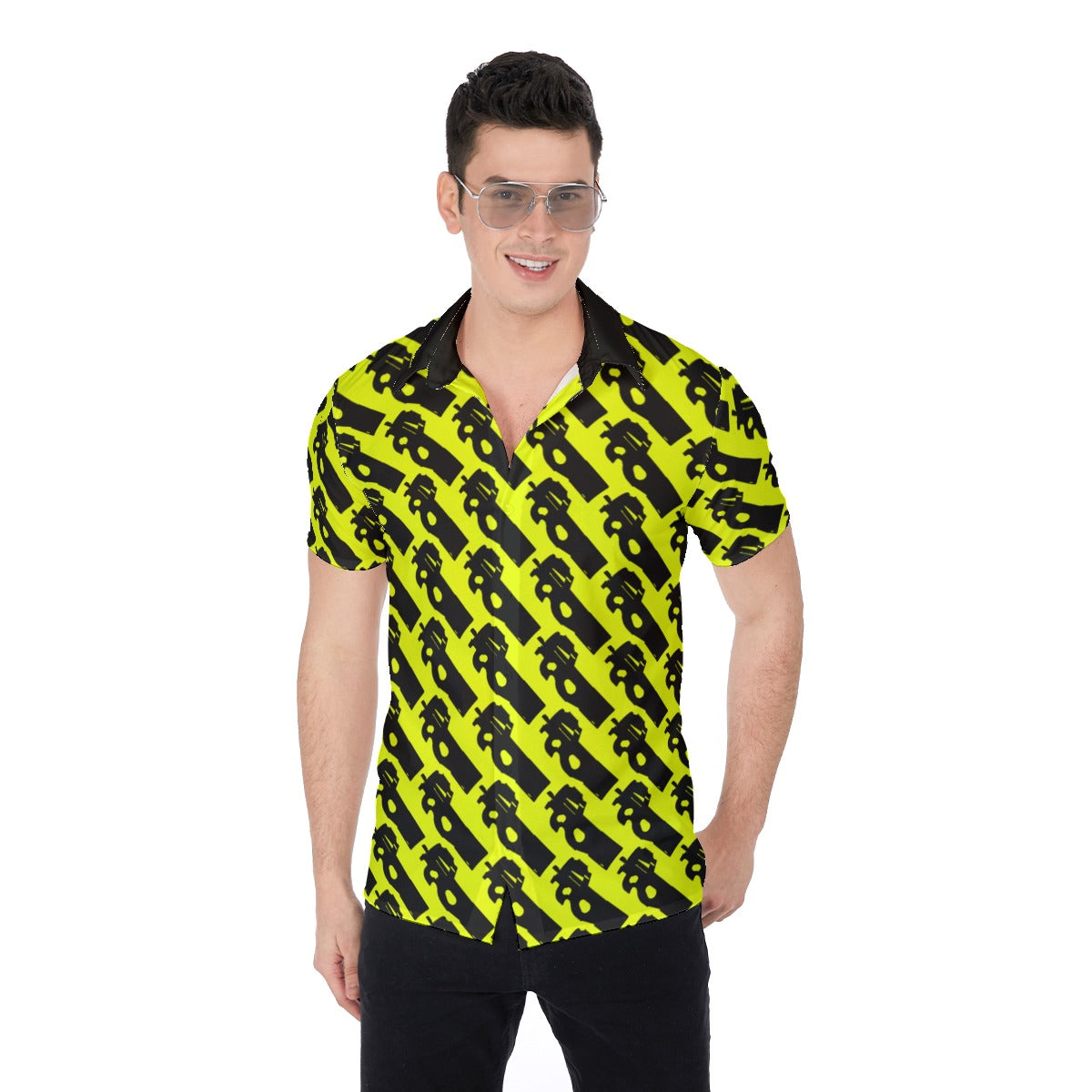 YellaJacket P-90 | Miami Vice / Hawaiian Shirt | Yellow