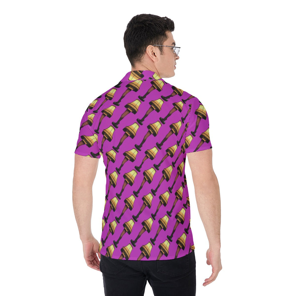 Leg Lamp | Miami Vice / Hawaiian Shirt | Pineapple Purple