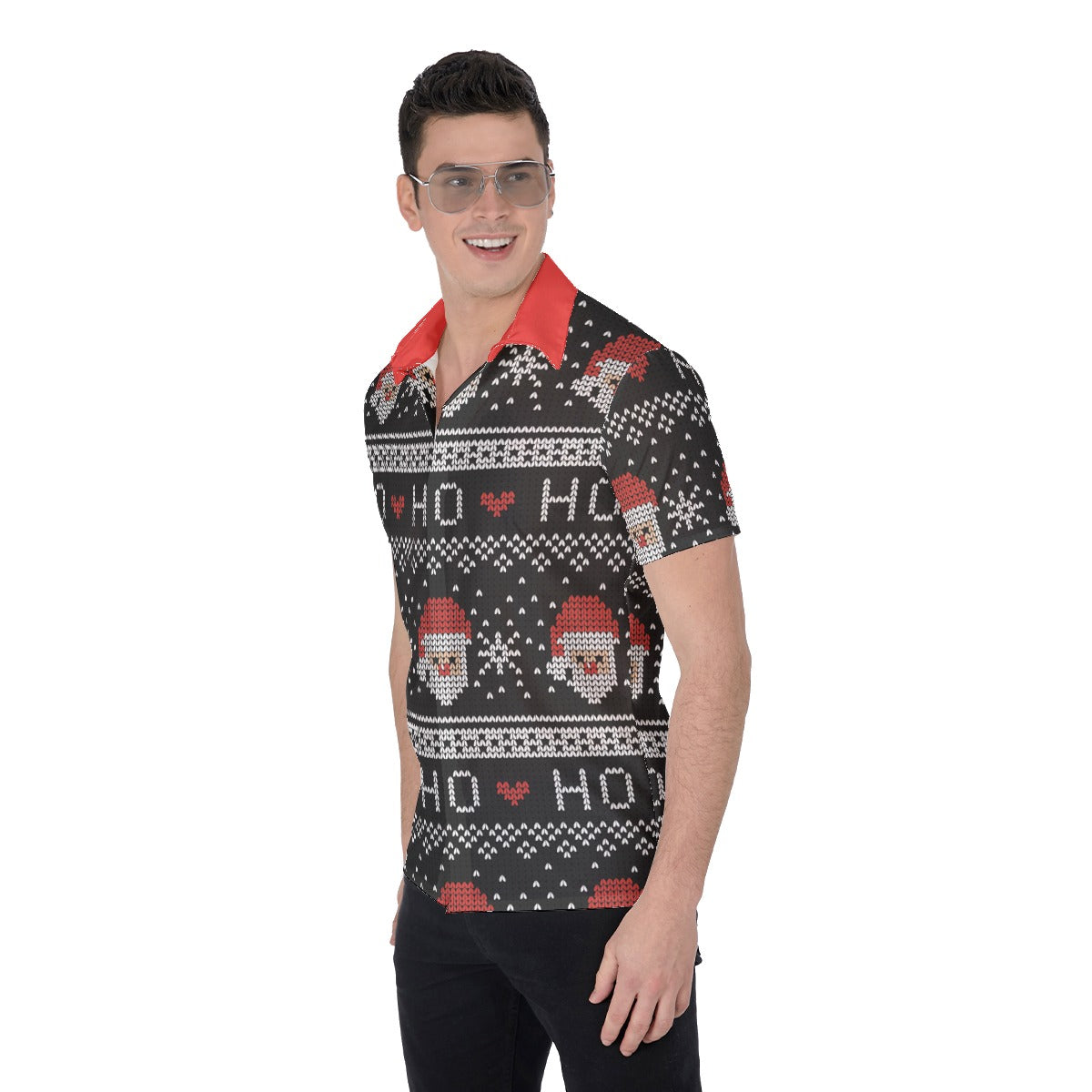 Ugly Sweater | Miami Vice / Hawaiian Shirt | Black