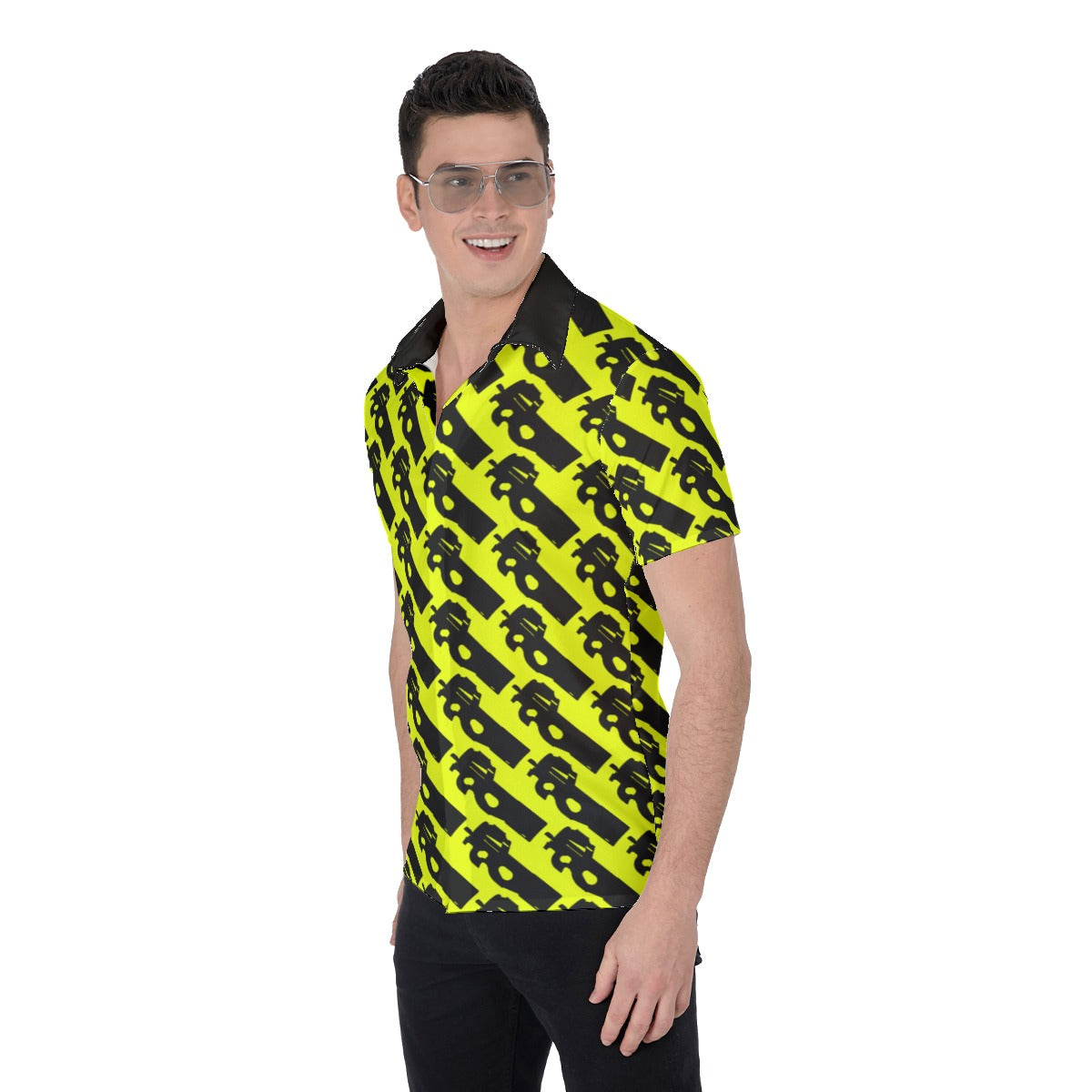 YellaJacket P-90 | Miami Vice / Hawaiian Shirt | Yellow