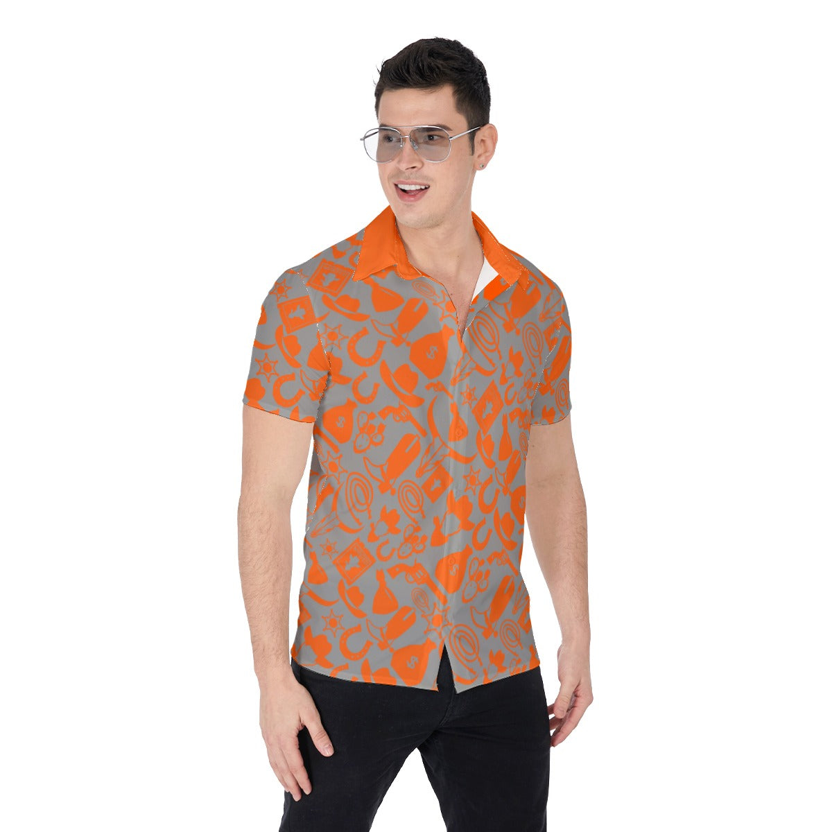 Bandit Orange | Miami Vice / Hawaiian Shirt | Bandit Collection