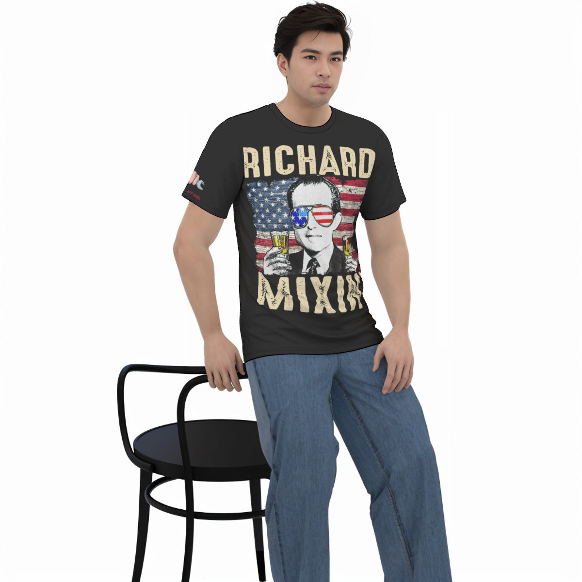 Richard Mixin' | FlexFit Tee | Drunk Presidents