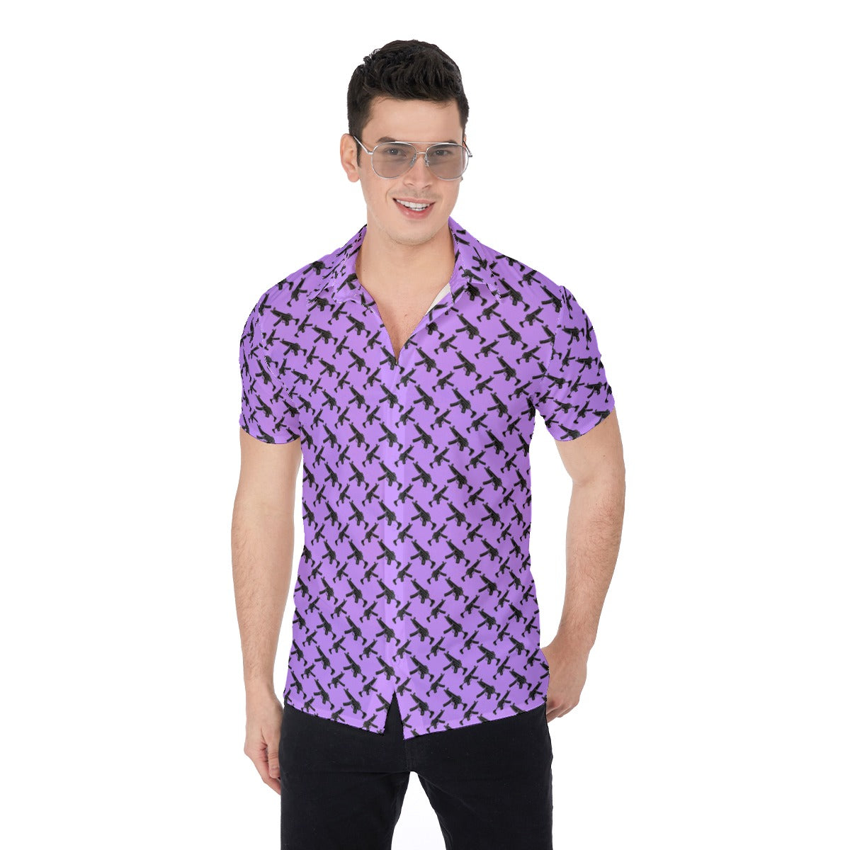 MP5 Pattern | Miami Vice / Hawaiian Shirt | Purple