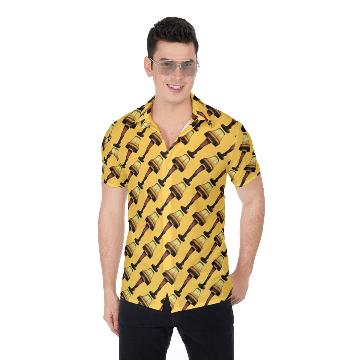 Leg Lamp | Miami Vice / Hawaiian Shirt | Pineapple Yellow