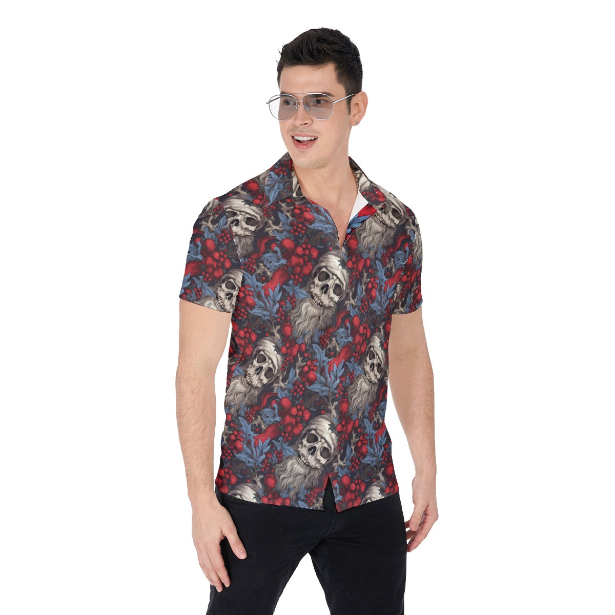 Santa's Eternity | Miami Vice / Hawaiian Shirt | Gothic Xmas