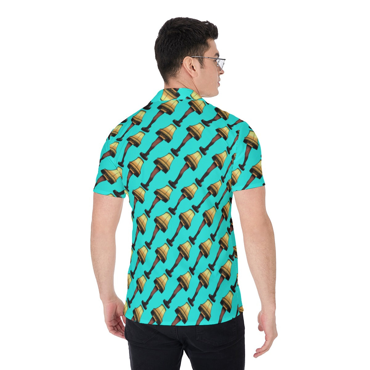 Leg Lamp | Miami Vice / Hawaiian Shirt | Pineapple Blue