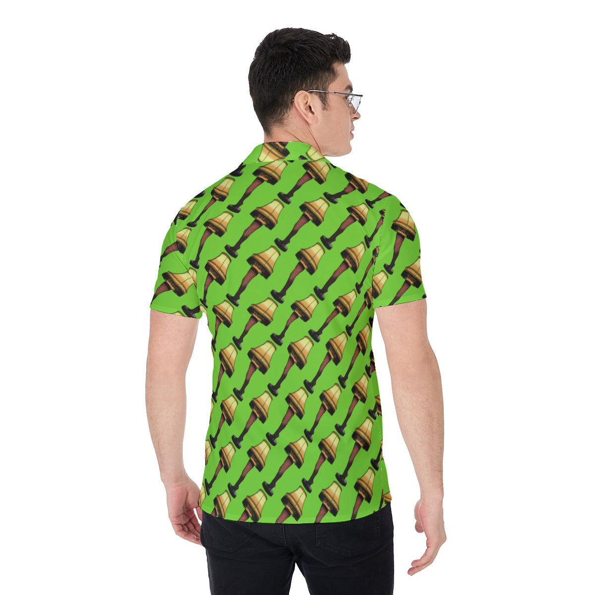 Leg Lamp | Miami Vice / Hawaiian Shirt | Pineapple Green