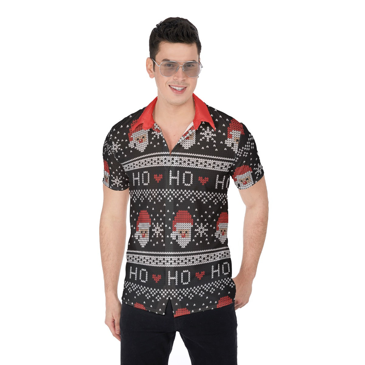 Ugly Sweater | Miami Vice / Hawaiian Shirt | Black