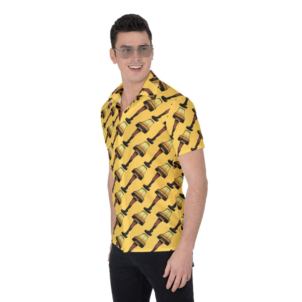 Leg Lamp | Miami Vice / Hawaiian Shirt | Pineapple Yellow