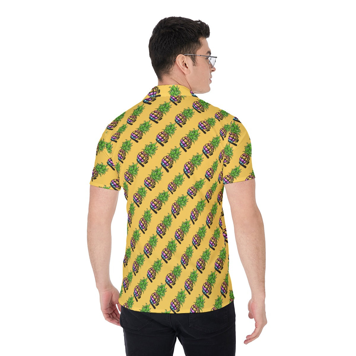 Pineapple Grenade | Miami Vice / Hawaiian Shirt | Pineapple Yellow