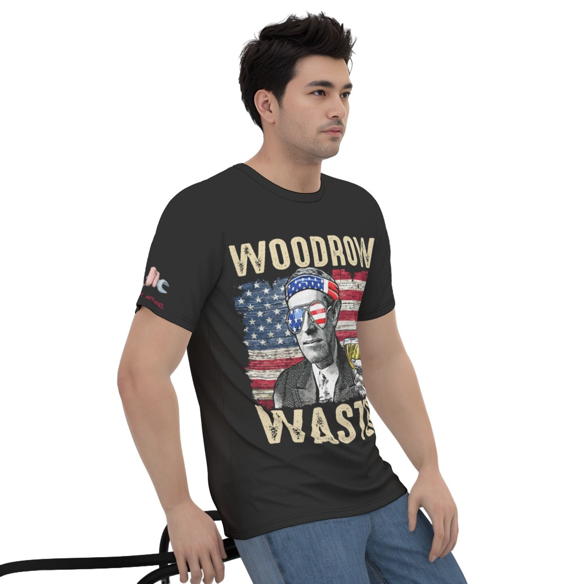 Woodrow Wasted | FlexFit Tee | Drunk Presidents